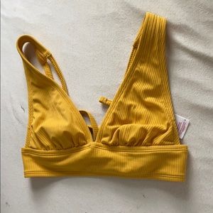 Yellow swim top